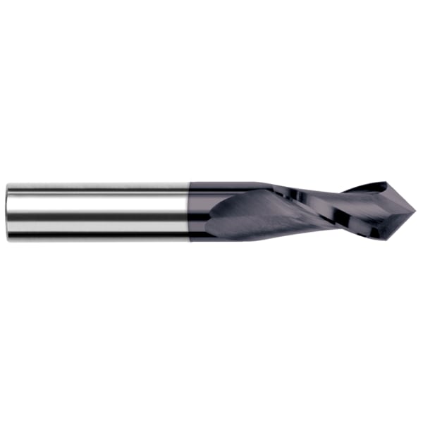 Drill/End Mill - Drill Style - 2 Flute, 0.0394", Finish - Machining: AlTiN